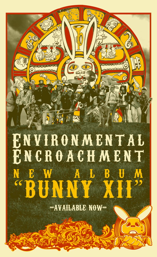 ee bunny 12 cd poster