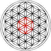 centered flower of life image