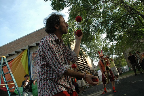 burning man 2007 party juggler