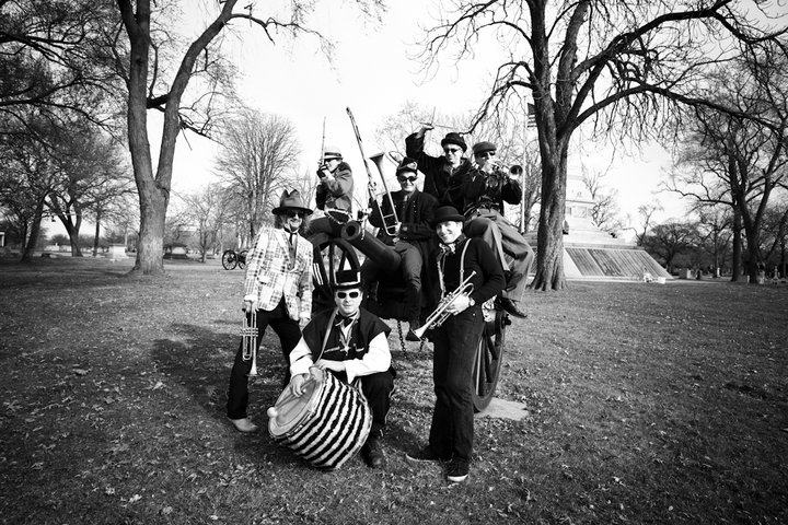 Funeral procession music, second line band, chicago